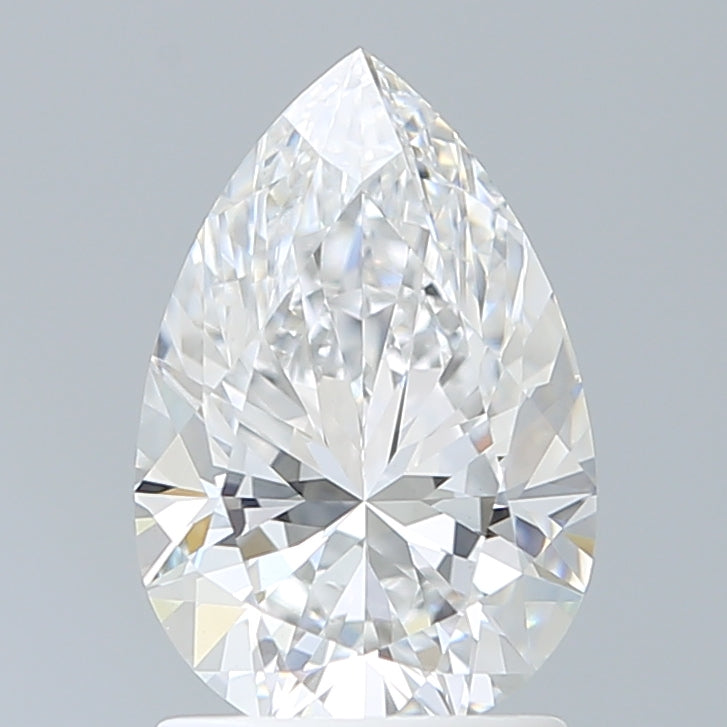 1.69 Carat Pear Shaped, Excellent Cut, D Color, VVS2 Clarity, IGI Certified Lab Grown Diamond