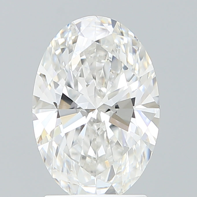 2.19 Carat Oval Shaped, Ideal Cut, E Color, VVS2 Clarity, IGI Certified Lab Grown Diamond
