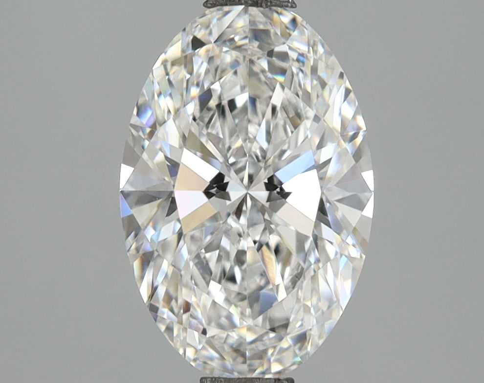 2.09 Carat Oval Shaped, Ideal Cut, E Color, VVS2 Clarity, IGI Certified Lab Grown Diamond
