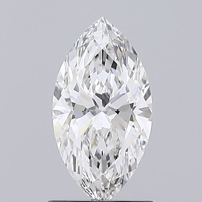 1.06 Carat Marquise Shaped, Ideal Cut, F Color, VVS2 Clarity, IGI Certified Lab Grown Diamond