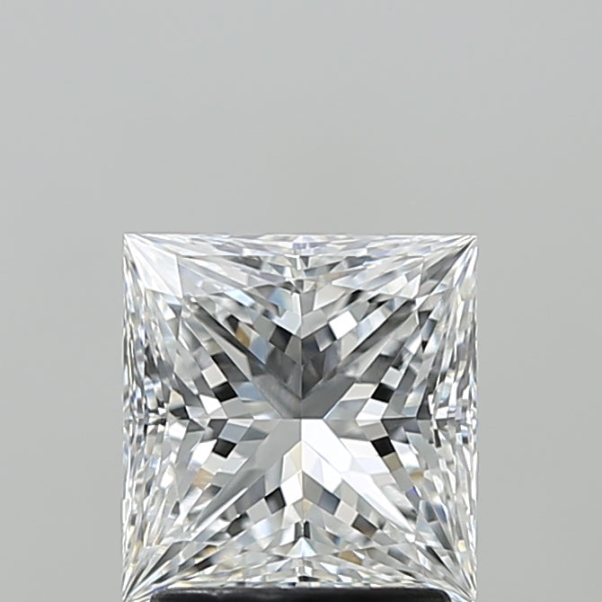 2.03 Carat Princess Shaped, Excellent Cut, D Color, VVS2 Clarity, IGI Certified Lab Grown Diamond
