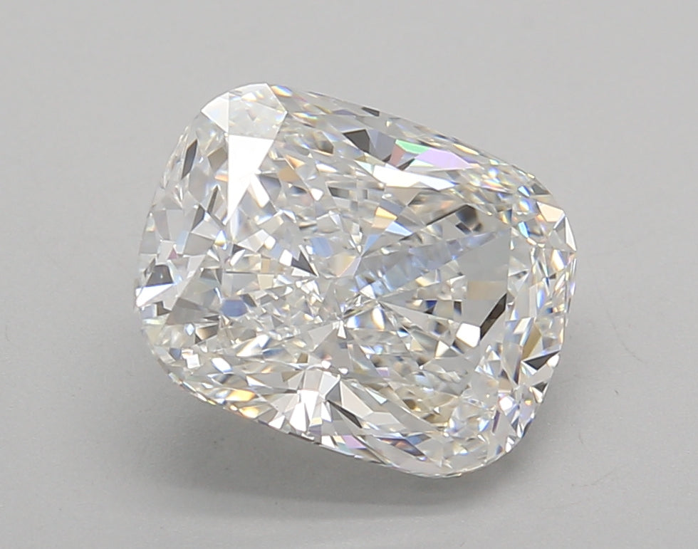 3.02 Carat Elongated Cushion Shaped, Excellent Cut, E Color, VVS2 Clarity, IGI Certified Lab Grown Diamond