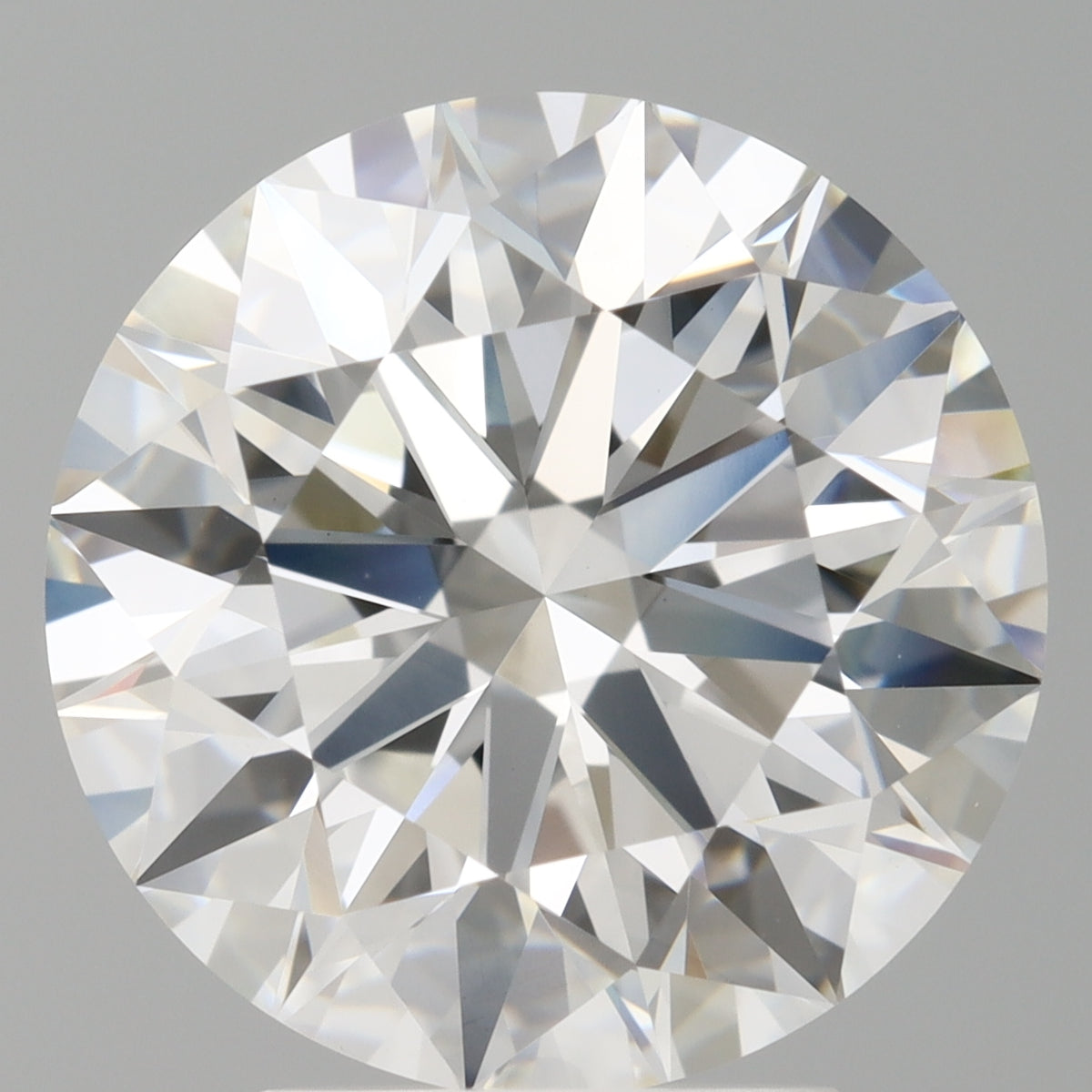 4.09 Carat Round Shaped, Ideal Cut, E Color, VVS2 Clarity, IGI Certified Lab Grown Diamond