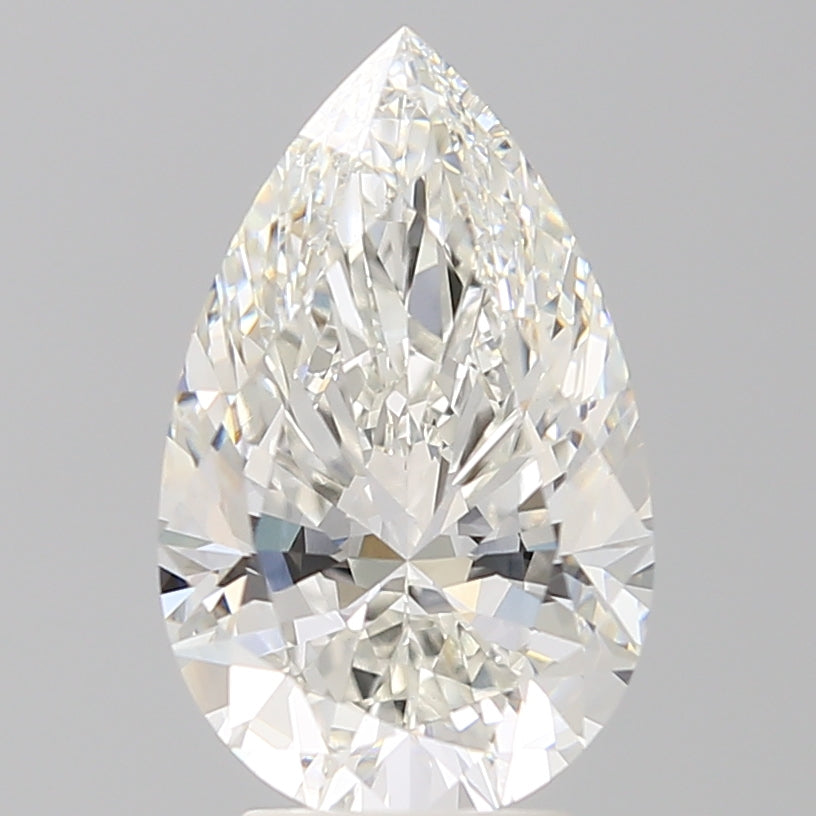 4.20 Carat Pear Shaped, Excellent Cut, G Color, VS1 Clarity, IGI Certified Lab Grown Diamond