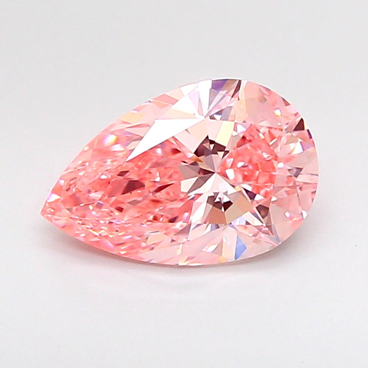 1.54 Carat Pear Shaped, Ideal Cut, VS1 Clarity, IGI Certified Lab Grown Diamond