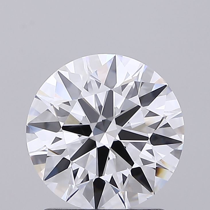 1.54 Carat Round Shaped, Ideal Cut, D Color, VS1 Clarity, IGI Certified Lab Grown Diamond