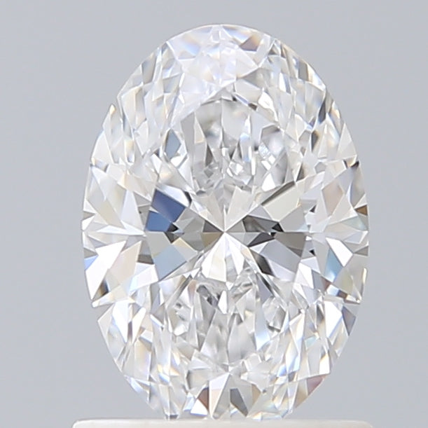 1.06 Carat Oval Shaped, Excellent Cut, D Color, VVS2 Clarity, IGI Certified Lab Grown Diamond