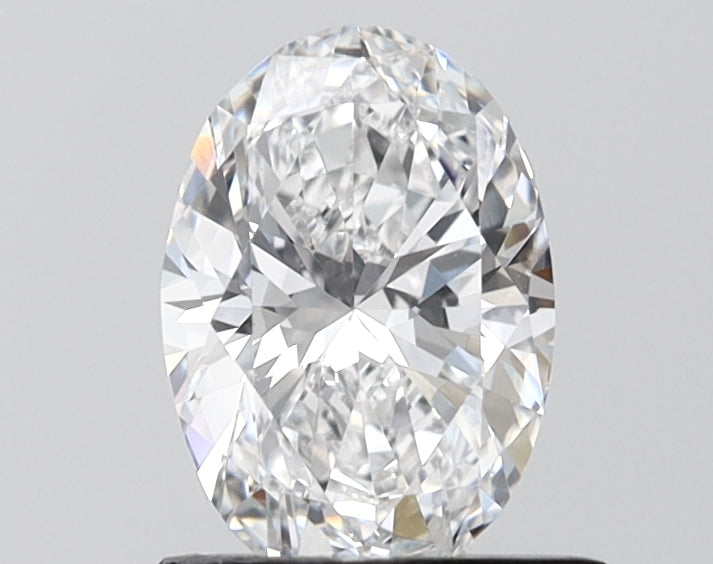 1.09 Carat Oval Shaped, Ideal Cut, D Color, VVS2 Clarity, IGI Certified Lab Grown Diamond