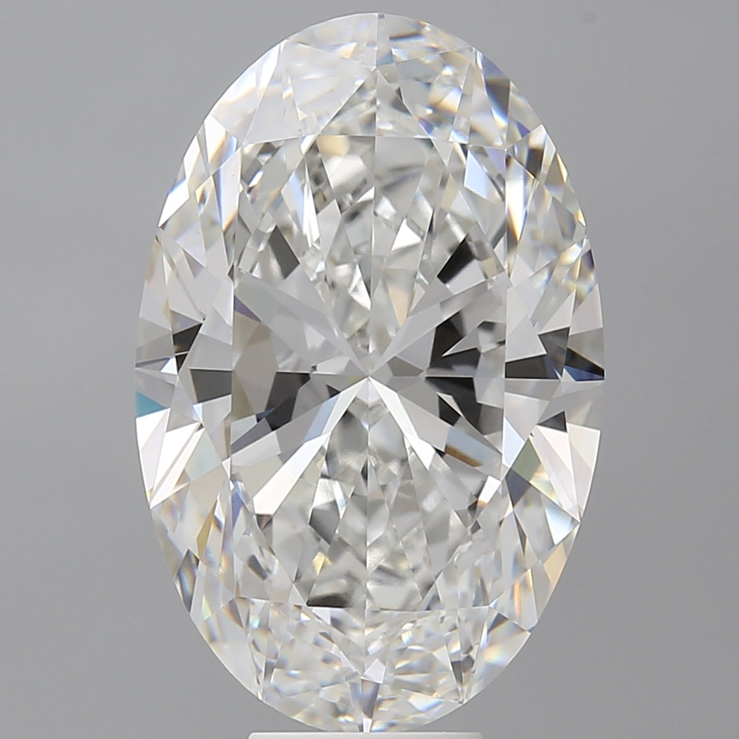10.07 Carat Oval Shaped, Ideal Cut, F Color, VVS2 Clarity, IGI Certified Lab Grown Diamond