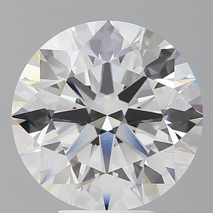 6.04 Carat Round Shaped, Ideal Cut, F Color, VVS2 Clarity, IGI Certified Lab Grown Diamond