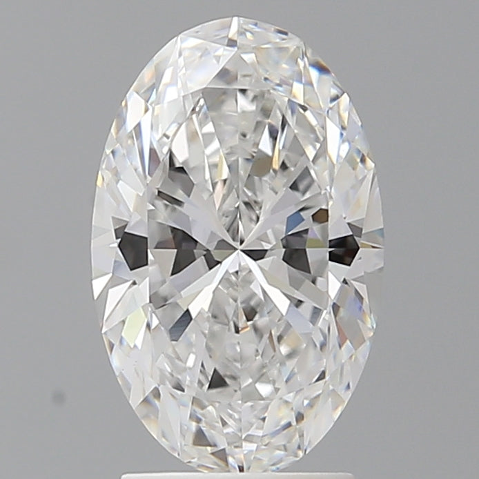 2.60 Carat Oval Shaped, Ideal Cut, D Color, VVS2 Clarity, IGI Certified Lab Grown Diamond