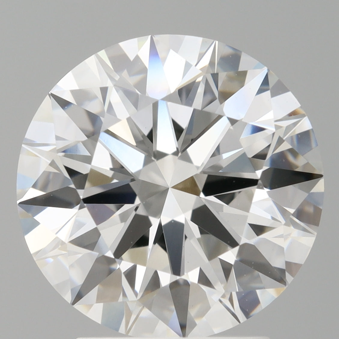 3.04 Carat Round Shaped, Ideal Cut, E Color, VVS2 Clarity, IGI Certified Lab Grown Diamond