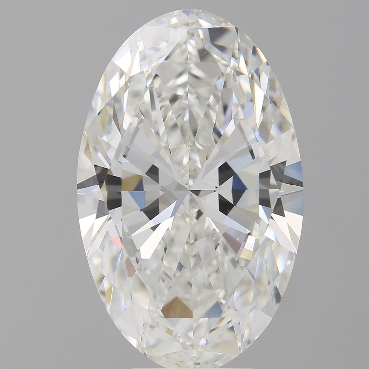 7.08 Carat Oval Shaped, Ideal Cut, F Color, VVS2 Clarity, IGI Certified Lab Grown Diamond