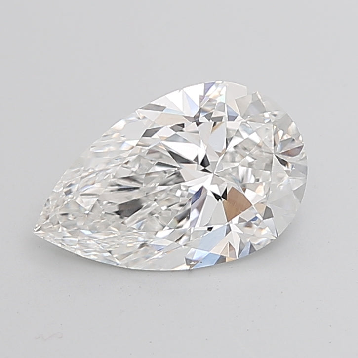 4.02 Carat Pear Shaped, Ideal Cut, E Color, VVS2 Clarity, IGI Certified Lab Grown Diamond