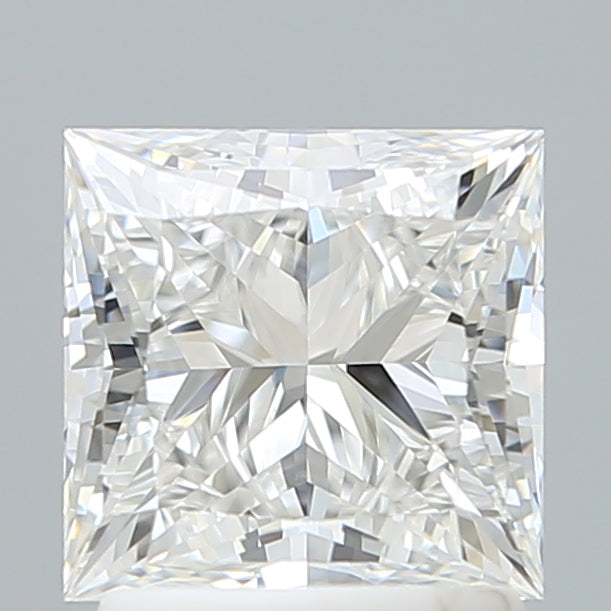 1.84 Carat Princess Shaped, Ideal Cut, E Color, VVS2 Clarity, IGI Certified Lab Grown Diamond