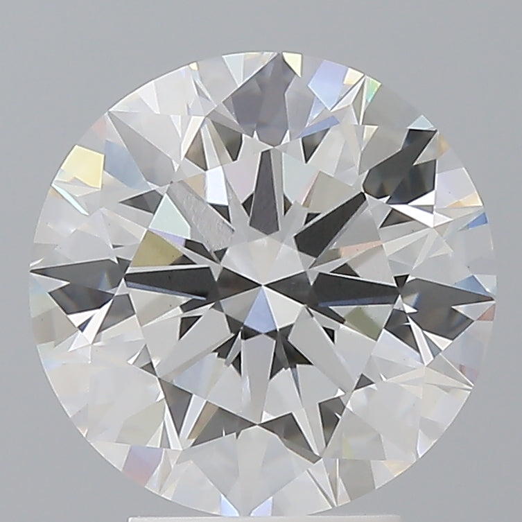 4.08 Carat Round Shaped, Ideal Cut, E Color, VS1 Clarity, IGI Certified Lab Grown Diamond