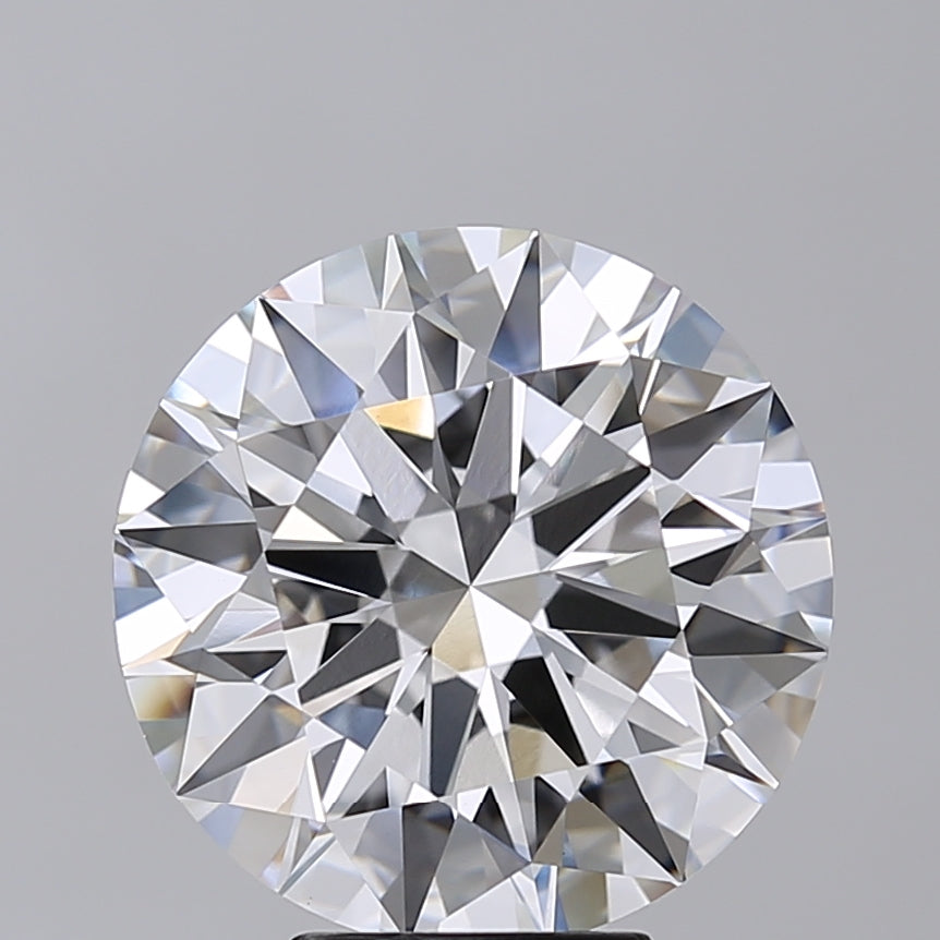 6.01 Carat Round Shaped, Ideal Cut, F Color, VVS2 Clarity, IGI Certified Lab Grown Diamond