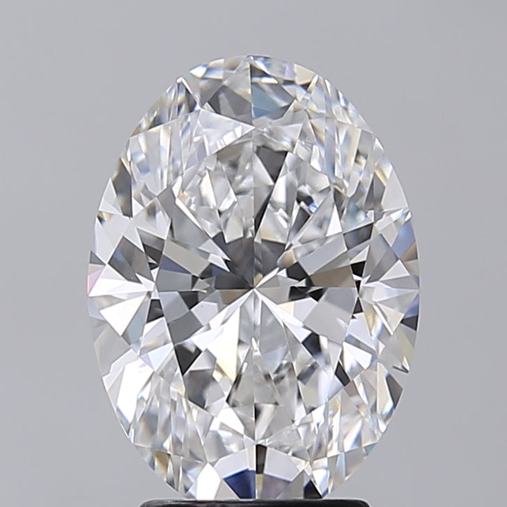 3.29 Carat Oval Shaped, Excellent Cut, D Color, VVS2 Clarity, IGI Certified Lab Grown Diamond