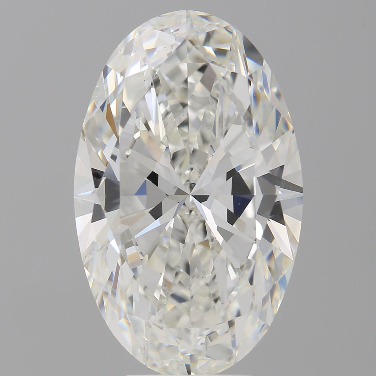 7.03 Carat Oval Shaped, Ideal Cut, F Color, VVS2 Clarity, IGI Certified Lab Grown Diamond
