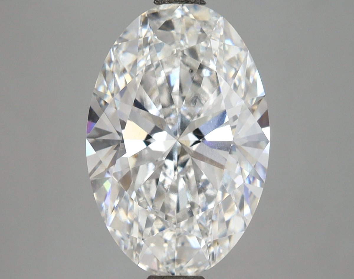 4.03 Carat Oval Shaped, Ideal Cut, E Color, VVS1 Clarity, IGI Certified Lab Grown Diamond