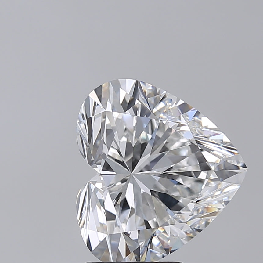 4.02 Carat Heart Shaped, Excellent Cut, E Color, VVS2 Clarity, IGI Certified Lab Grown Diamond
