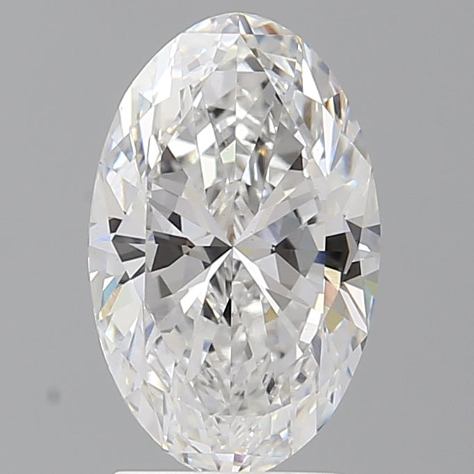 2.54 Carat Oval Shaped, Ideal Cut, D Color, VVS2 Clarity, IGI Certified Lab Grown Diamond