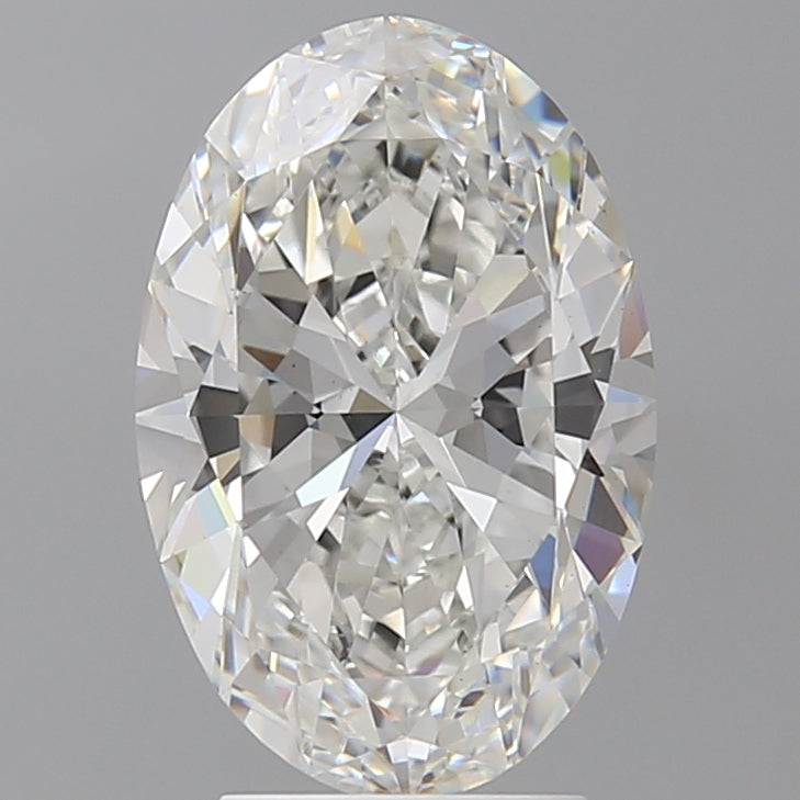 3.58 Carat Oval Shaped, Ideal Cut, F Color, VS1 Clarity, IGI Certified Lab Grown Diamond
