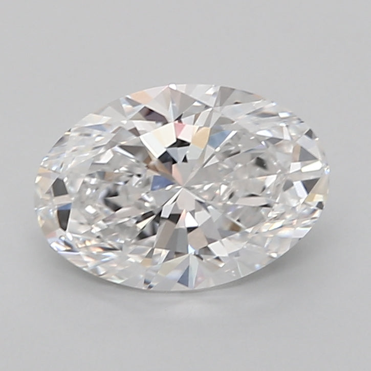 2.00 Carat Oval Shaped, Very Good Cut, D Color, VVS2 Clarity, IGI Certified Lab Grown Diamond