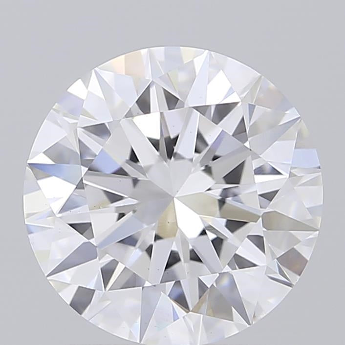 2.03 Carat Round Shaped, Excellent Cut, D Color, VS1 Clarity, IGI Certified Lab Grown Diamond