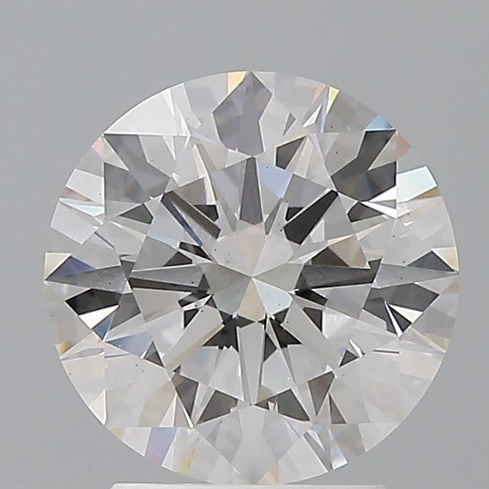2.56 Carat Round Shaped, Ideal Cut, F Color, VS2 Clarity, IGI Certified Lab Grown Diamond