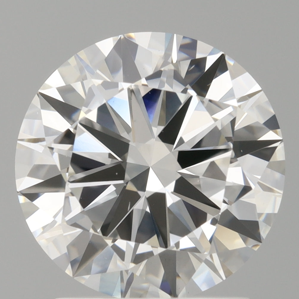 1.96 Carat Round Shaped, Excellent Cut, E Color, VS1 Clarity, IGI Certified Lab Grown Diamond