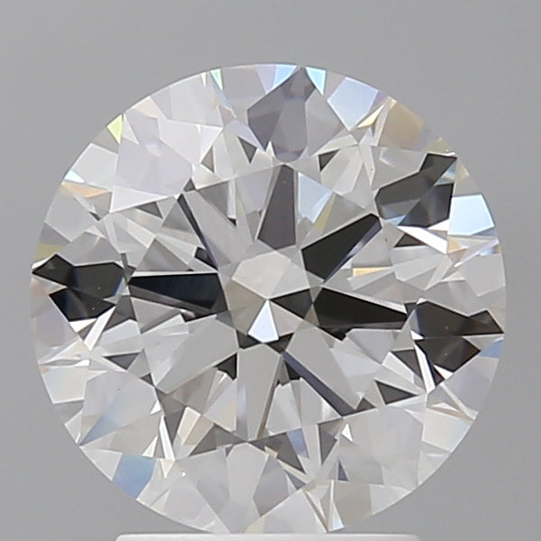 3.03 Carat Round Shaped, Ideal Cut, F Color, VVS2 Clarity, IGI Certified Lab Grown Diamond