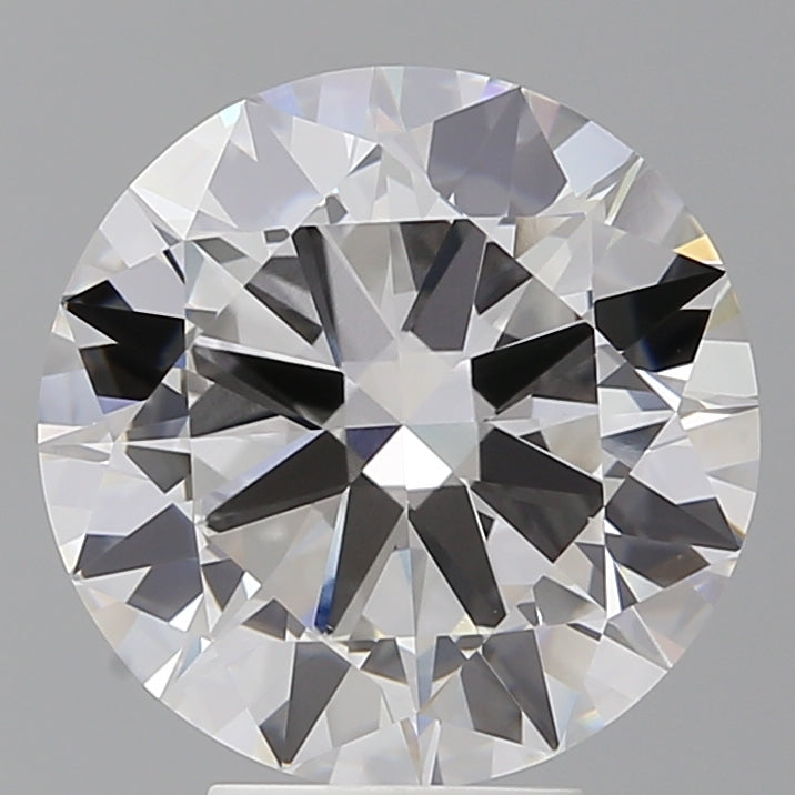 5.54 Carat Round Shaped, Excellent Cut, E Color, VVS2 Clarity, IGI Certified Lab Grown Diamond