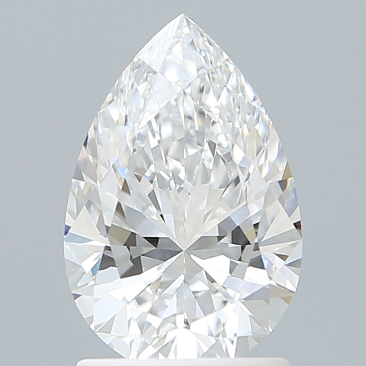 1.59 Carat Pear Shaped, Ideal Cut, D Color, VVS1 Clarity, IGI Certified Lab Grown Diamond