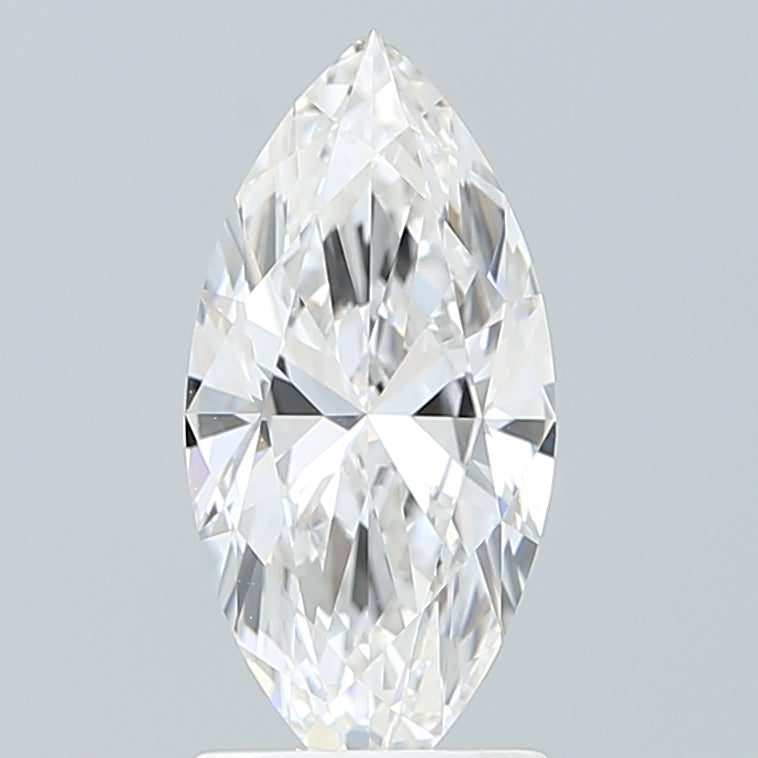 1.56 Carat Marquise Shaped, Ideal Cut, E Color, VVS2 Clarity, IGI Certified Lab Grown Diamond