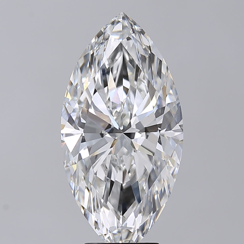 5.02 Carat Marquise Shaped, Excellent Cut, E Color, VS1 Clarity, IGI Certified Lab Grown Diamond