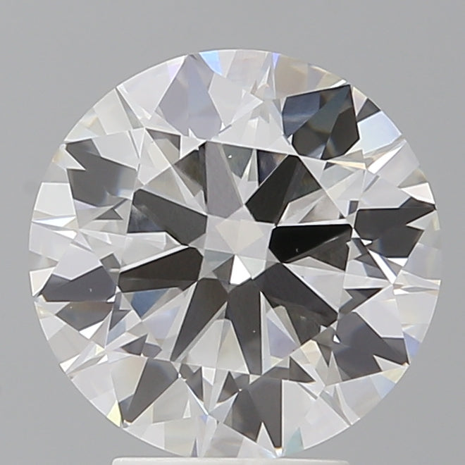4.03 Carat Round Shaped, Ideal Cut, F Color, VVS2 Clarity, IGI Certified Lab Grown Diamond