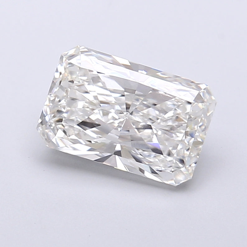 2.05 Carat Radiant Shaped, Very Good Cut, F Color, VVS1 Clarity, IGI Certified Lab Grown Diamond
