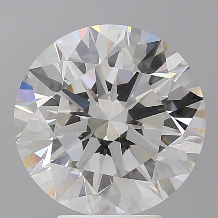 5.03 Carat Round Shaped, Ideal Cut, F Color, VVS2 Clarity, IGI Certified Lab Grown Diamond