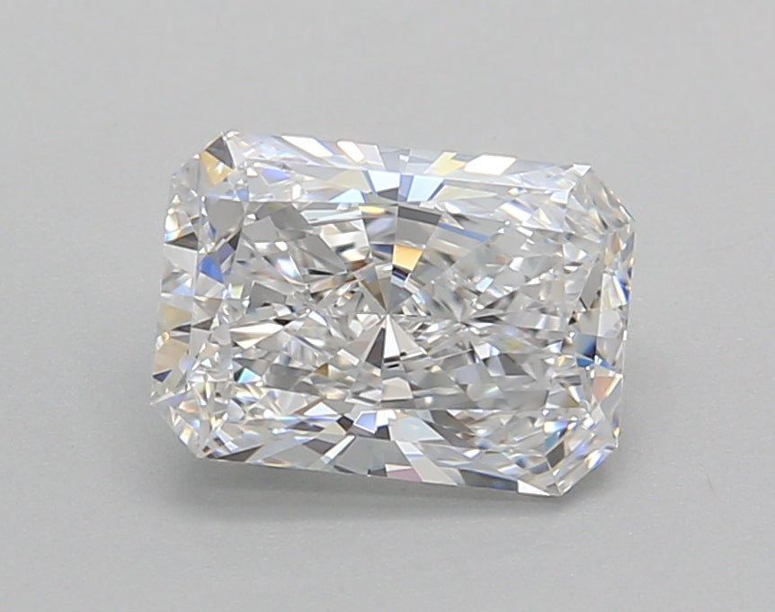 1.50 Carat Radiant Shaped, Excellent Cut, D Color, IF Clarity, IGI Certified Lab Grown Diamond