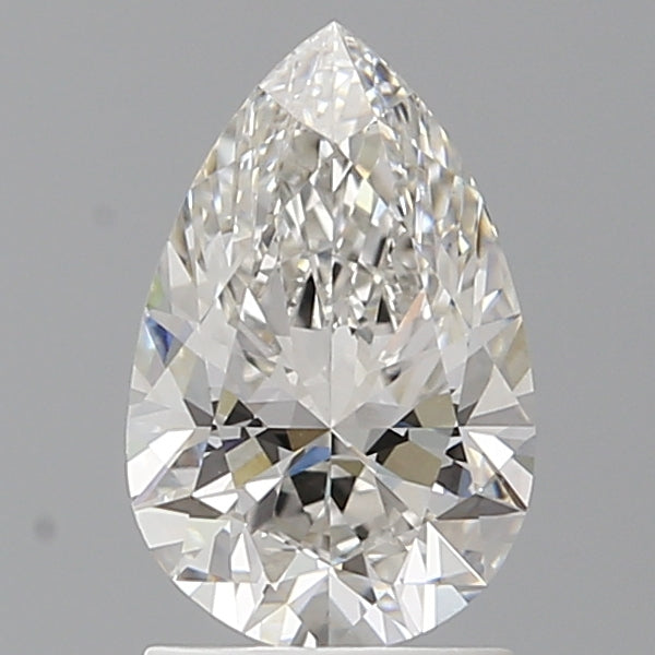 1.60 Carat Pear Shaped, Ideal Cut, F Color, VS1 Clarity, IGI Certified Lab Grown Diamond