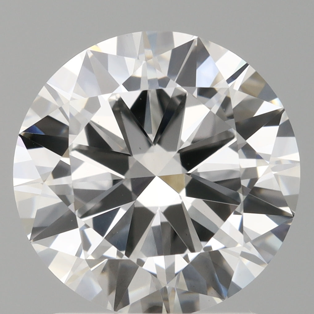 2.00 Carat Round Shaped, Very Good Cut, E Color, VVS2 Clarity, IGI Certified Lab Grown Diamond