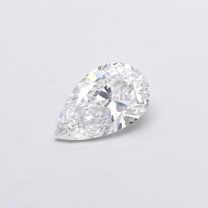 0.35 Carat Pear Shaped, Very Good Cut, D Color, VVS2 Clarity, IGI Certified Lab Grown Diamond