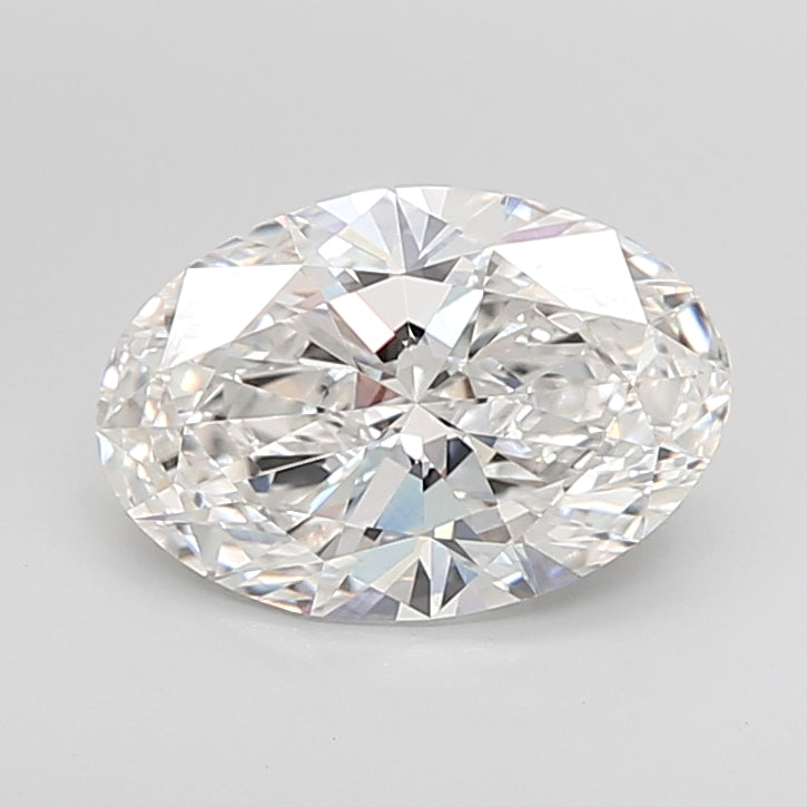 4.04 Carat Oval Shaped, Ideal Cut, F Color, VVS1 Clarity, IGI Certified Lab Grown Diamond