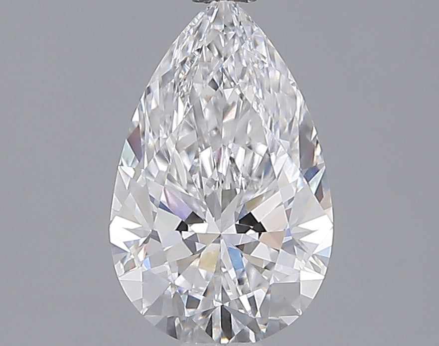 1.54 Carat Pear Shaped, Ideal Cut, D Color, VVS2 Clarity, IGI Certified Lab Grown Diamond