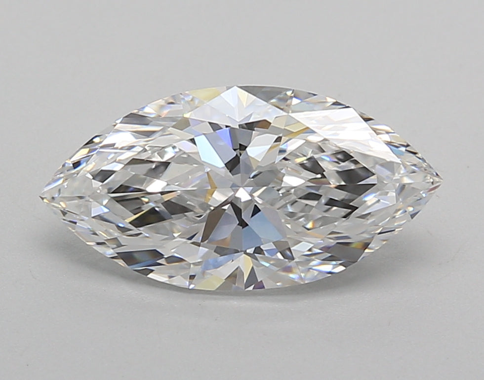 2.02 Carat Marquise Shaped, Excellent Cut, D Color, VVS2 Clarity, IGI Certified Lab Grown Diamond