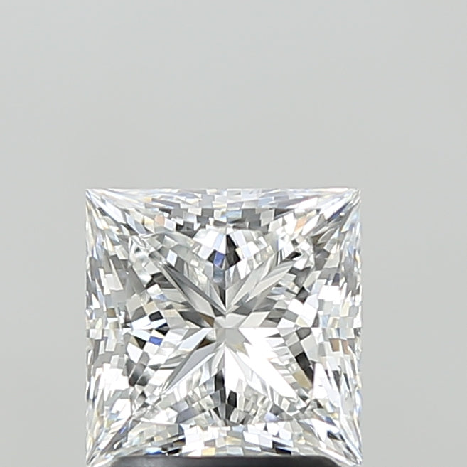 2.05 Carat Princess Shaped, Ideal Cut, E Color, VVS1 Clarity, IGI Certified Lab Grown Diamond