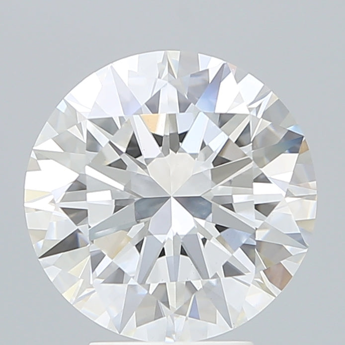 4.26 Carat Round Shaped, Excellent Cut, F Color, VS1 Clarity, IGI Certified Lab Grown Diamond