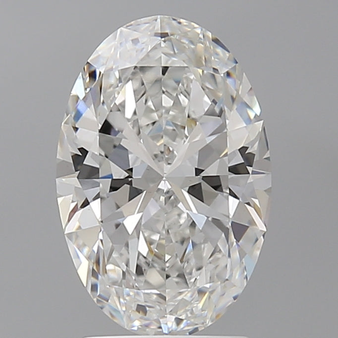 2.60 Carat Oval Shaped, Ideal Cut, E Color, VS1 Clarity, IGI Certified Lab Grown Diamond