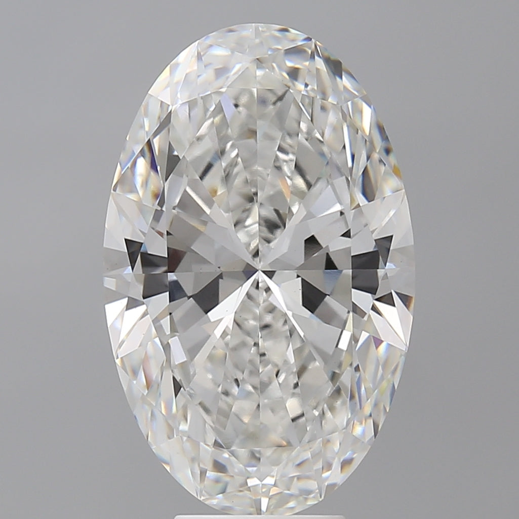 7.57 Carat Oval Shaped, Ideal Cut, F Color, VS1 Clarity, IGI Certified Lab Grown Diamond